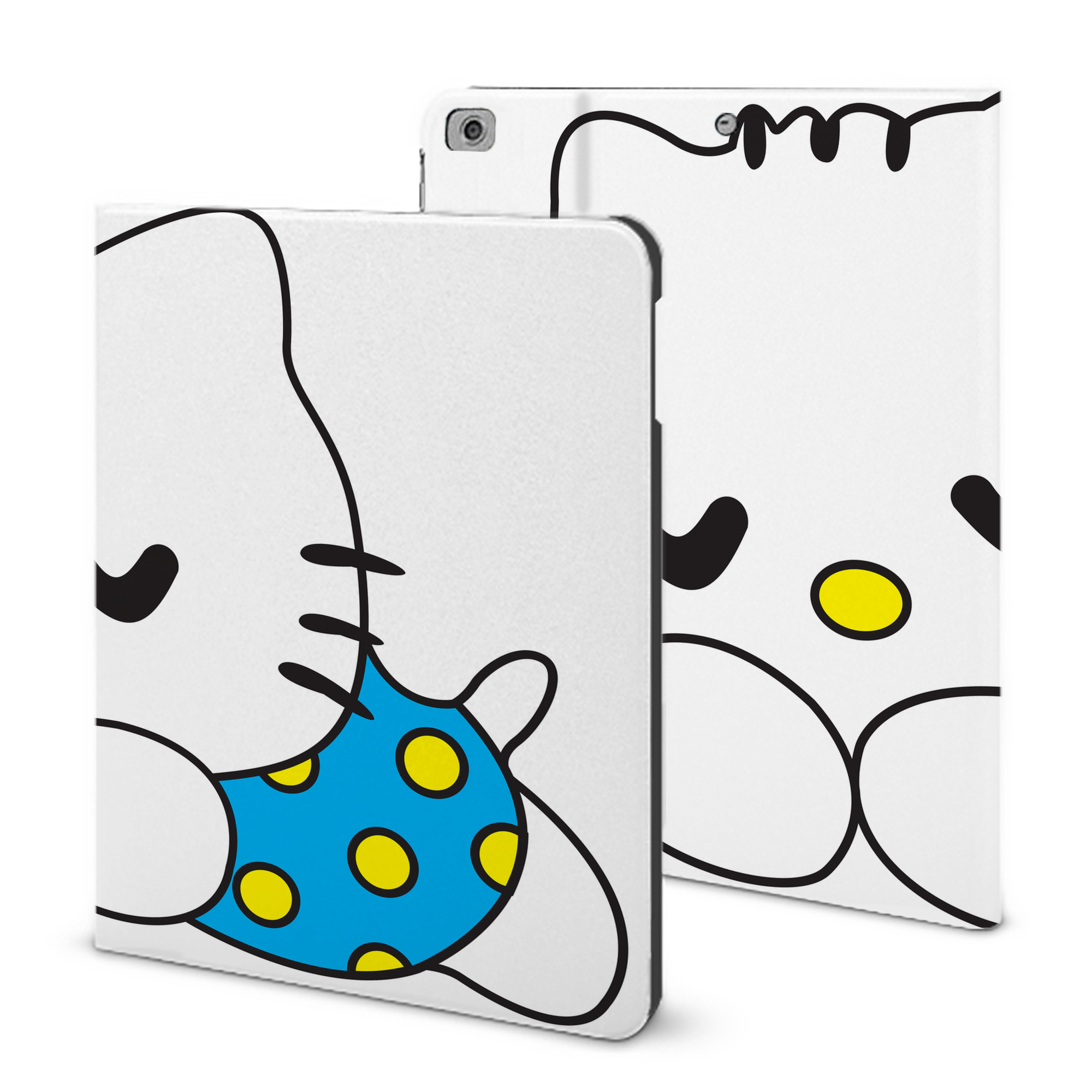 （画像用） Hello Kitty ハローキティ IPad ケース ブック型 PUレザー TPU 耐衝撃 軽量 薄型 ペン収納なし 全面保護 IPad 各モデル対応